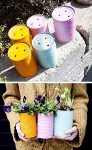24-Creative-Garden-Container-Ideas-Tin-can-planters-14