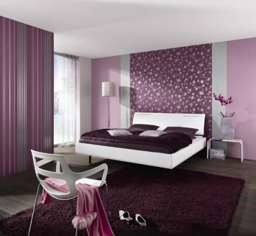 Purple-Bedroom-Ideas-Purple-Wallpaper