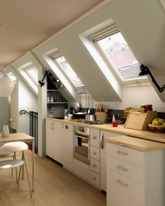 attic kitchen by itchy747