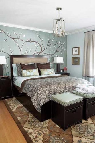 moderno-dormitorio-cuarto-habitacion-pintado-de-azul-con-un-arbol11